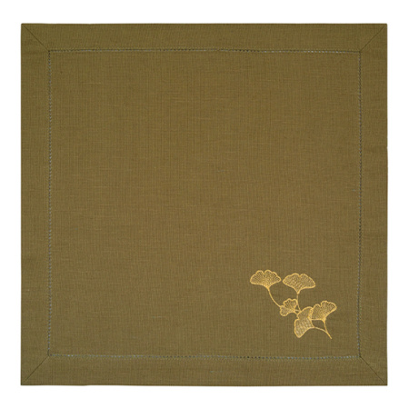 Набор салфеток столовых с вышивкой Fan flower