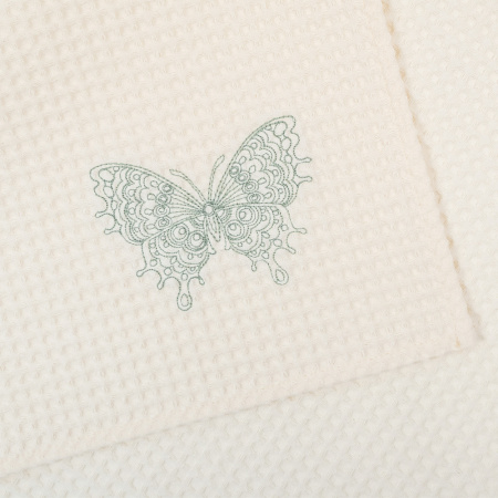 Набор полотенец вафельных Green wings