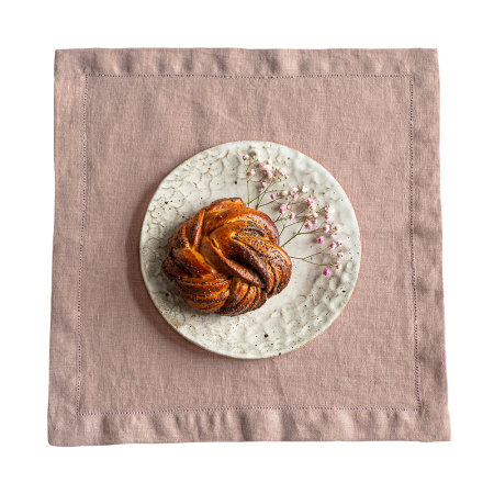 Комплект салфеток столовых lin/cotton French Rose