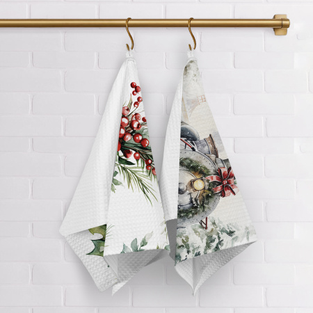 Набор полотенец вафельных Сказочный экспресс