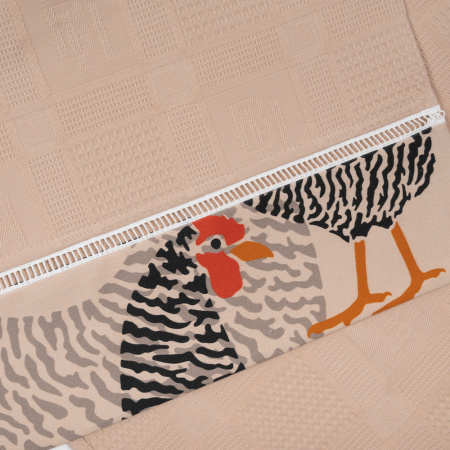 Набор полотенец вафельных Village (gray)