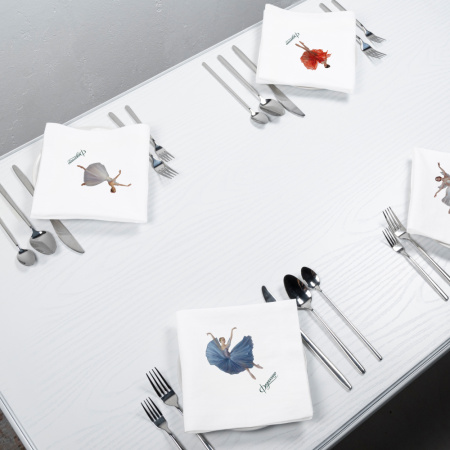 Набор салфеток столовых Балет "Федоскино"