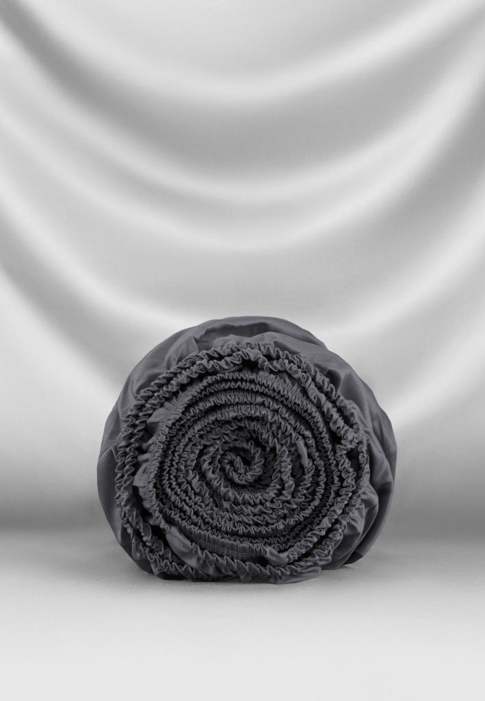 Простыня Стефания Graphite 300 ТС на резинке