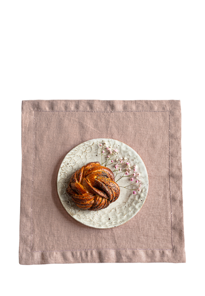 Комплект салфеток столовых lin/cotton French Rose