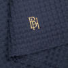 Полотенце вафельное Графит с вышивкой BH