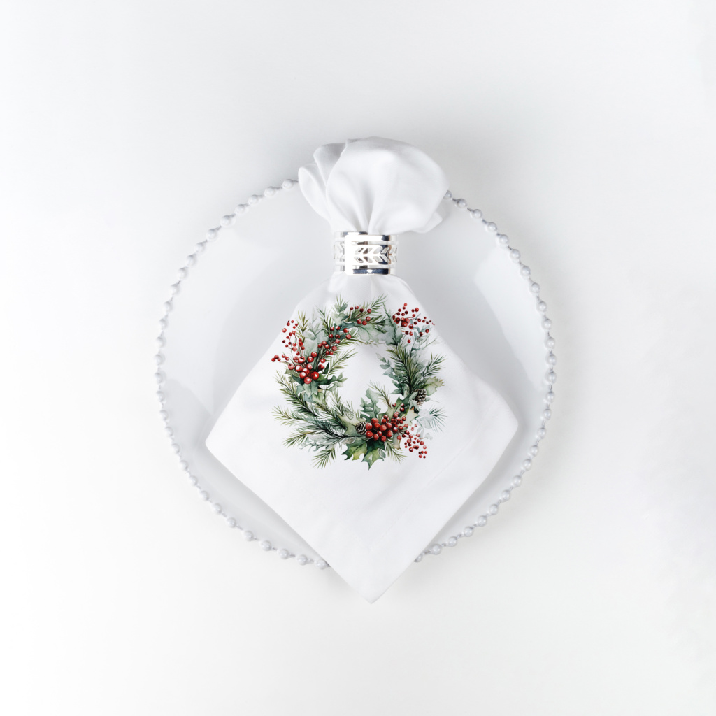 Набор салфеток столовых Утро у елки