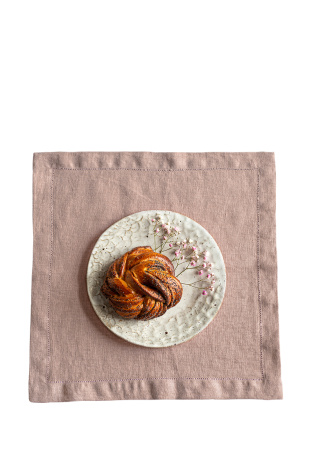 Комплект салфеток столовых lin/cotton French Rose