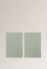 Комплект полотенец столовых lin/cotton Crystal Green