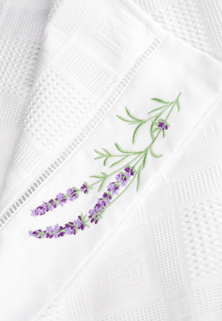 Комплект полотенец вафельных Lavender fields