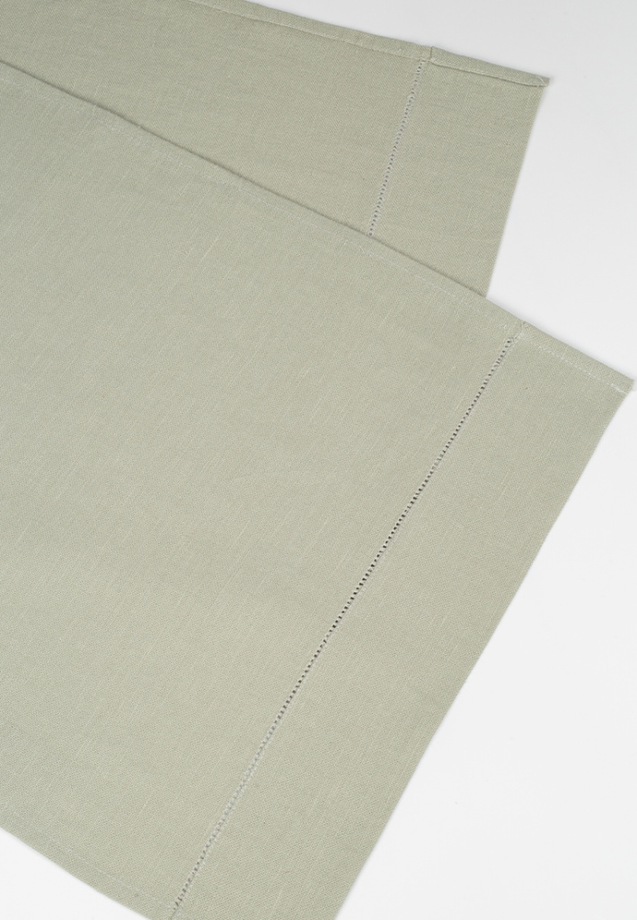 Дорожка столовая lin/cotton Crystal Green