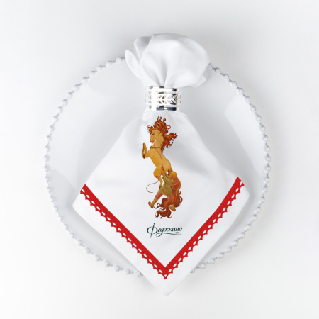 Набор салфеток столовых Сказки "Федоскино"