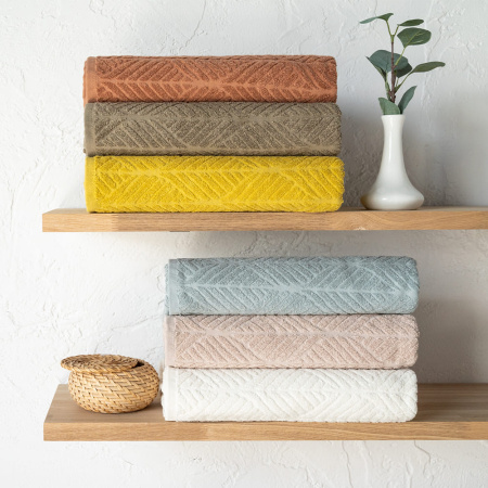 Набор махровых полотенец Рио Пудра