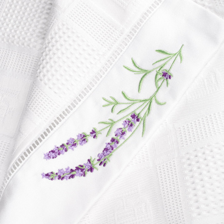 Комплект полотенец вафельных Lavender fields