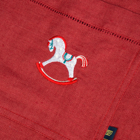 Фартук кухонный с вышивкой lin/cotton Рождественская сказка