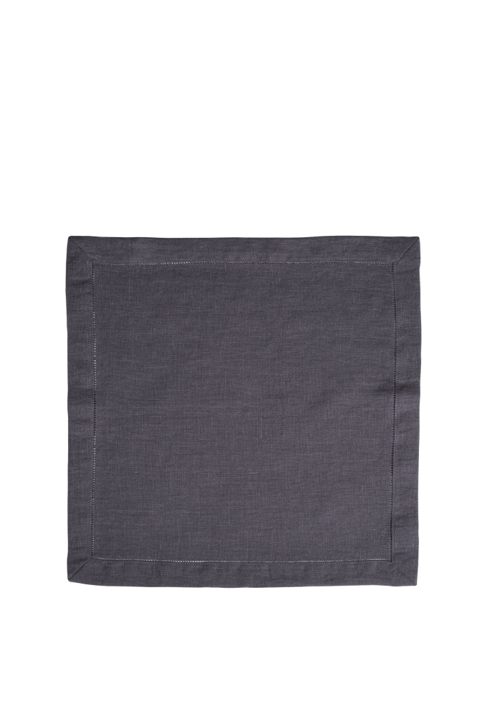 Комплект салфеток столовых lin/cotton Dark Grey