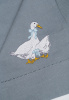 Комплект полотенец столовых с вышивкой lin/cotton Goose bernadotte