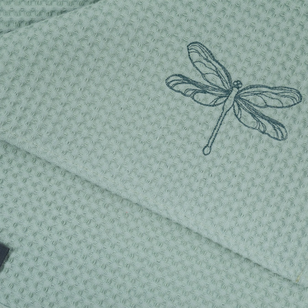 Набор полотенец вафельных Green wings