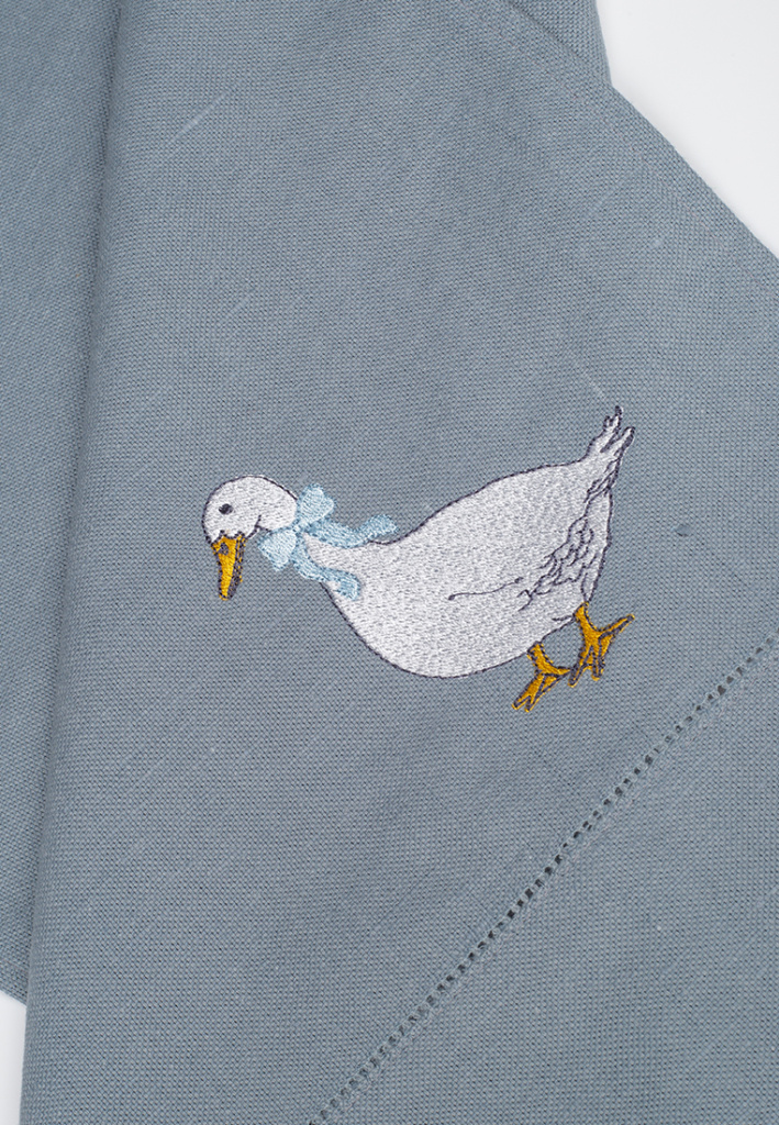 Комплект полотенец столовых с вышивкой lin/cotton Goose bernadotte