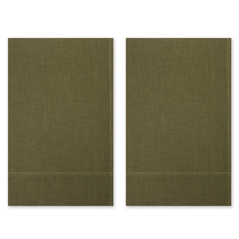 Комплект полотенец столовых lin/cotton Olive Green