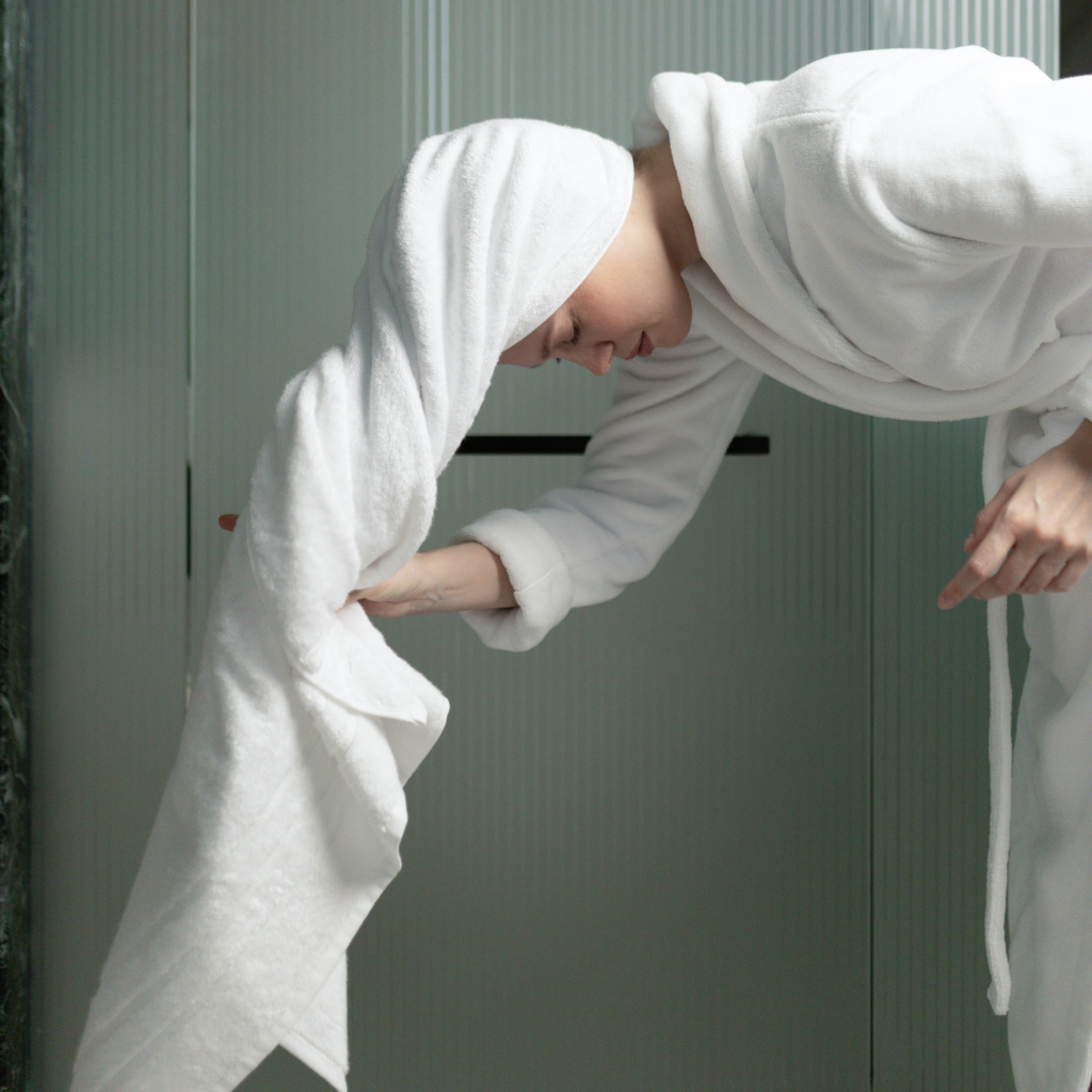 Набор махровых полотенец Акито Нефрит