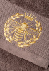 Комплект махровых полотенец Тирамису с вышивкой Golden Queen