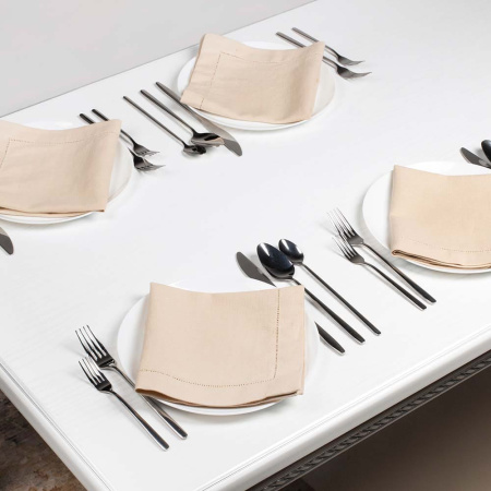 Комплект салфеток столовых lin/cotton Sand