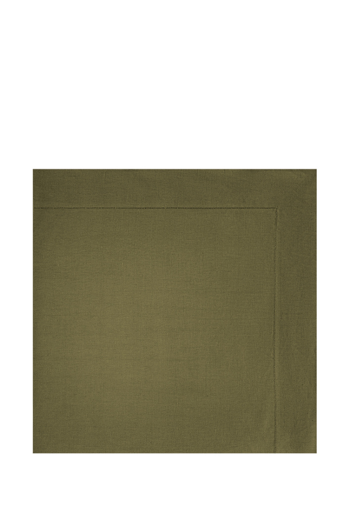 Скатерть столовая lin/cotton Olive Green