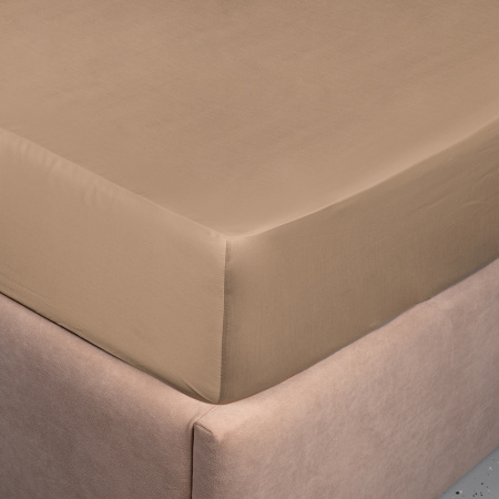 Простыня Стефания Cappucino 300 ТС на резинке