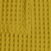 Плед вафельный Горчица с вышивкой BH