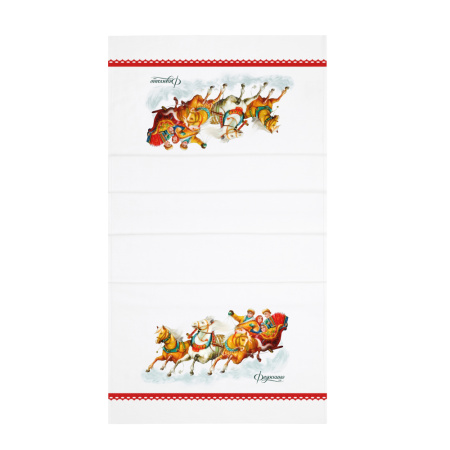 Дорожка столовая Зима "Федоскино"