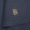 Полотенце вафельное Графит с вышивкой BH