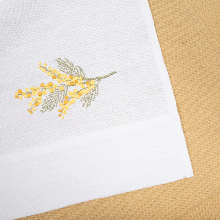 Набор полотенец столовых с вышивкой Mimosa