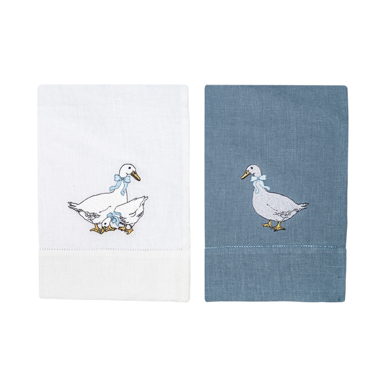 Комплект полотенец столовых с вышивкой Ocean Duck