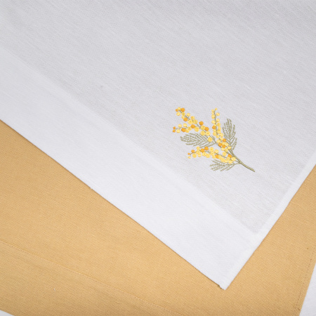 Набор полотенец столовых с вышивкой Mimosa