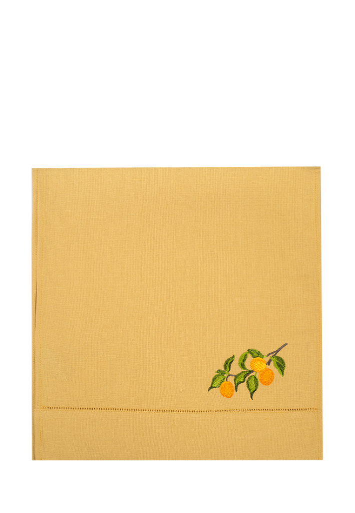 Дорожка столовая lin/cotton с вышивкой Apricot garden