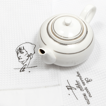 Комплект полотенец вафельных Анна Ахматова