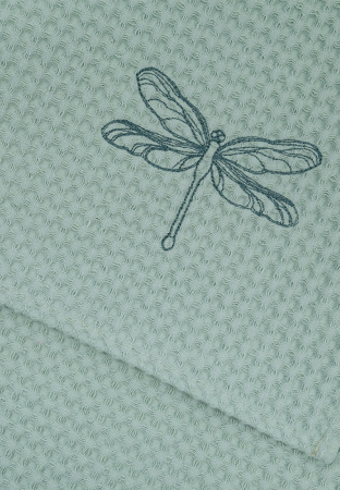 Набор полотенец вафельных Green wings
