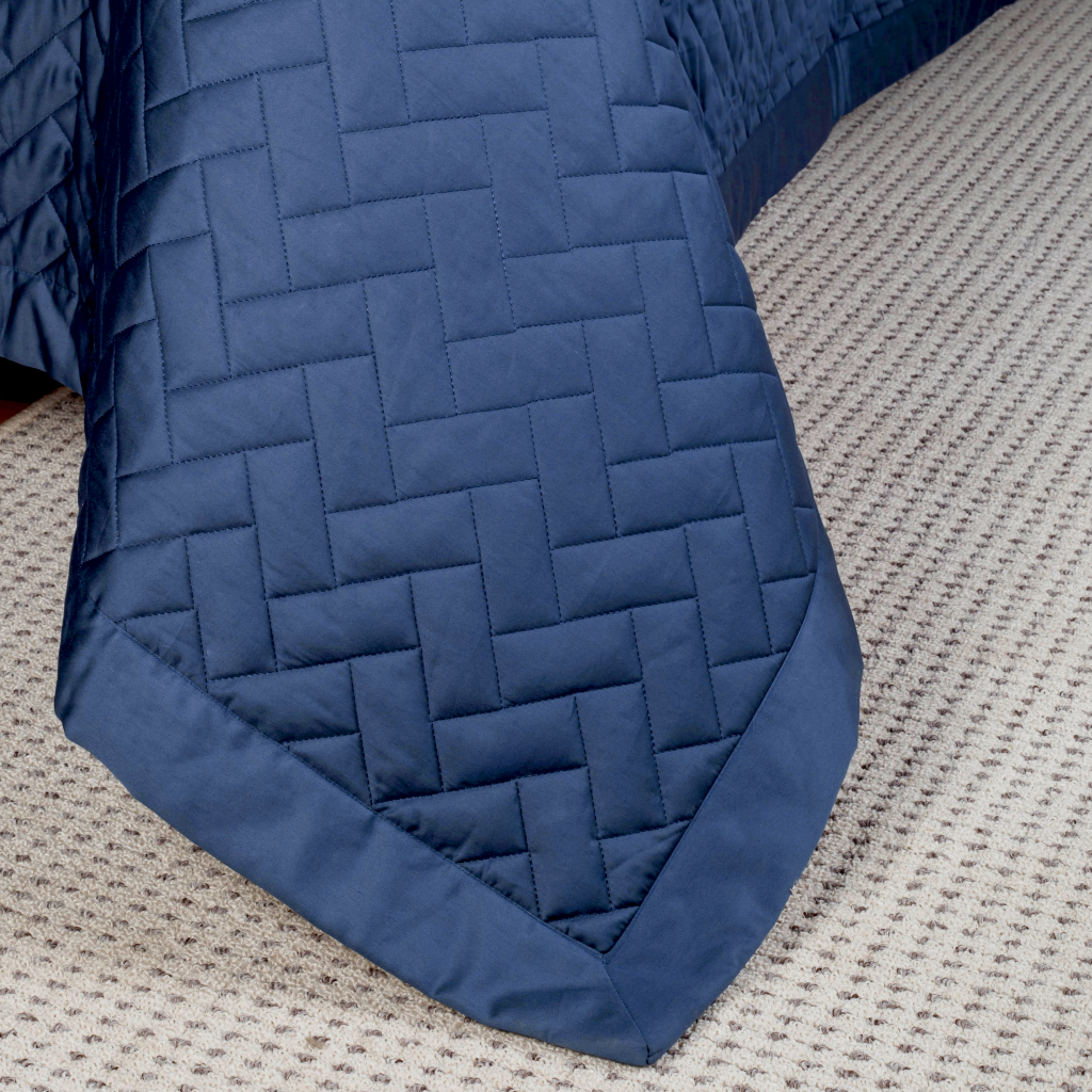 Покрывало стеганое Стефания Indigo