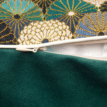 Декоративная подушка Самурай эмерауд