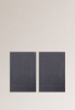 Комплект полотенец столовых lin/cotton Dark Grey