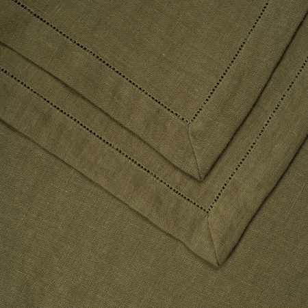 Комплект салфеток столовых lin/cotton Olive Green