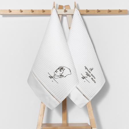 Комплект полотенец вафельных Анна Ахматова