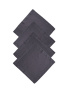 Комплект салфеток столовых lin/cotton Dark Grey