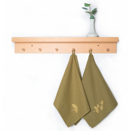 Набор полотенец столовых с вышивкой Fan flower