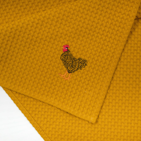 Набор полотенец вафельных Курочки