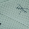 Набор полотенец вафельных Green wings