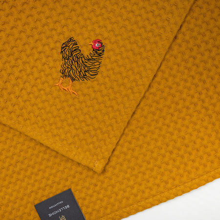 Набор полотенец вафельных Курочки