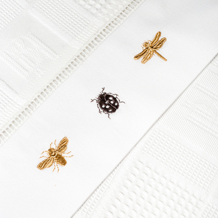 Комплект полотенец вафельных Wood bugs