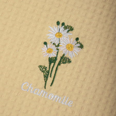 Комплект полотенец вафельных Луговая ромашка