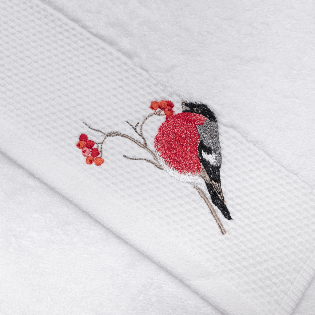 Набор махровых полотенец Айсберг с вышивкой Русская зима